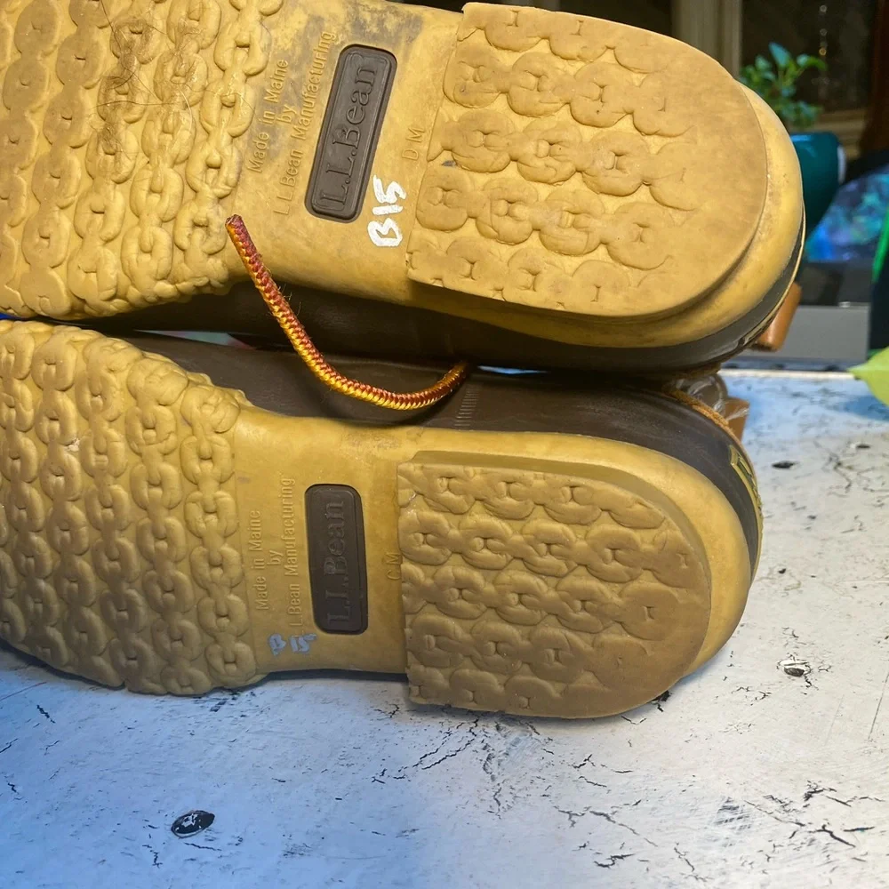 LLBean Duck Boots Men’s 6 Brown